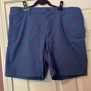Chaps Stretch Flamingo Shorts